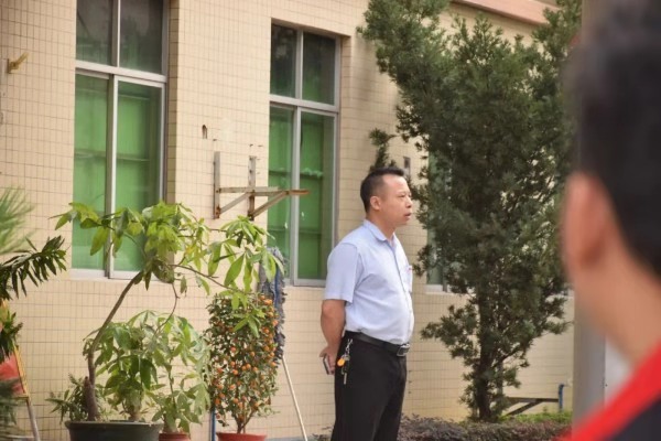 四月也要元氣滿滿！萬昌公司昨日召開全體動員晨會