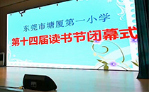 東莞小學體育館文藝匯演采用榴莲视频WWW在线观看線陣音響係統